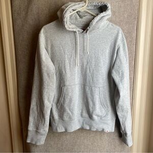 Best Made Co. Hoodie Fleece Pullover Supima Sweatshirt Size M Medium Gray